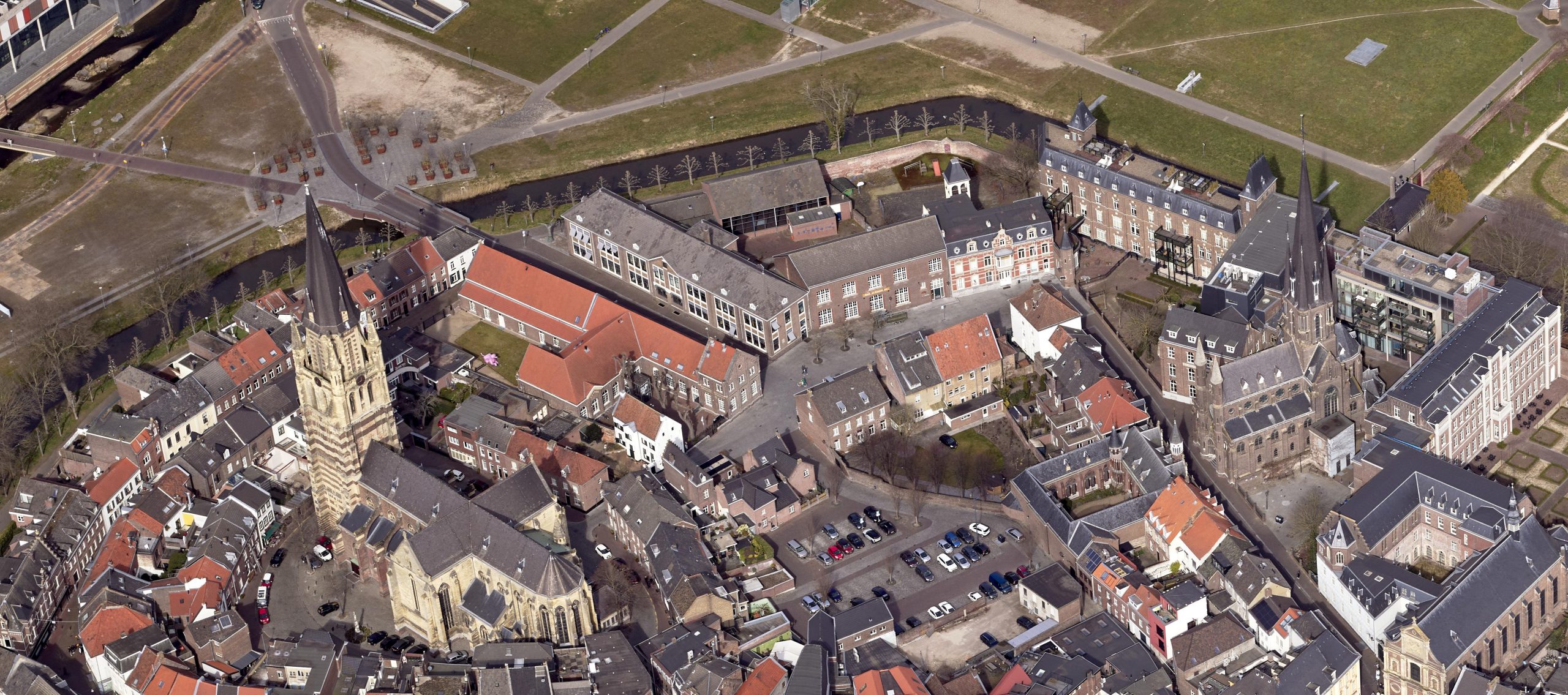 Petrusschool Sittard, luchtfoto