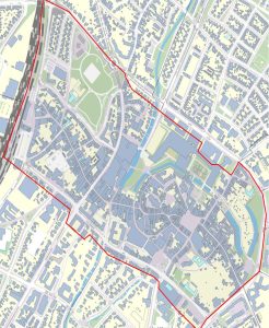 Kaart - Centrumgebied Sittard