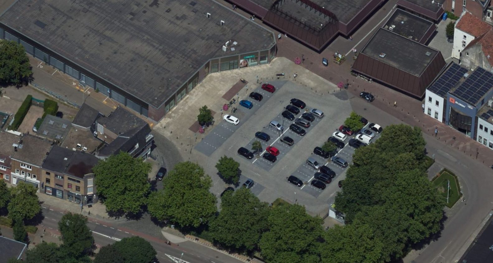 Luchtfoto Tempelplein Sittard