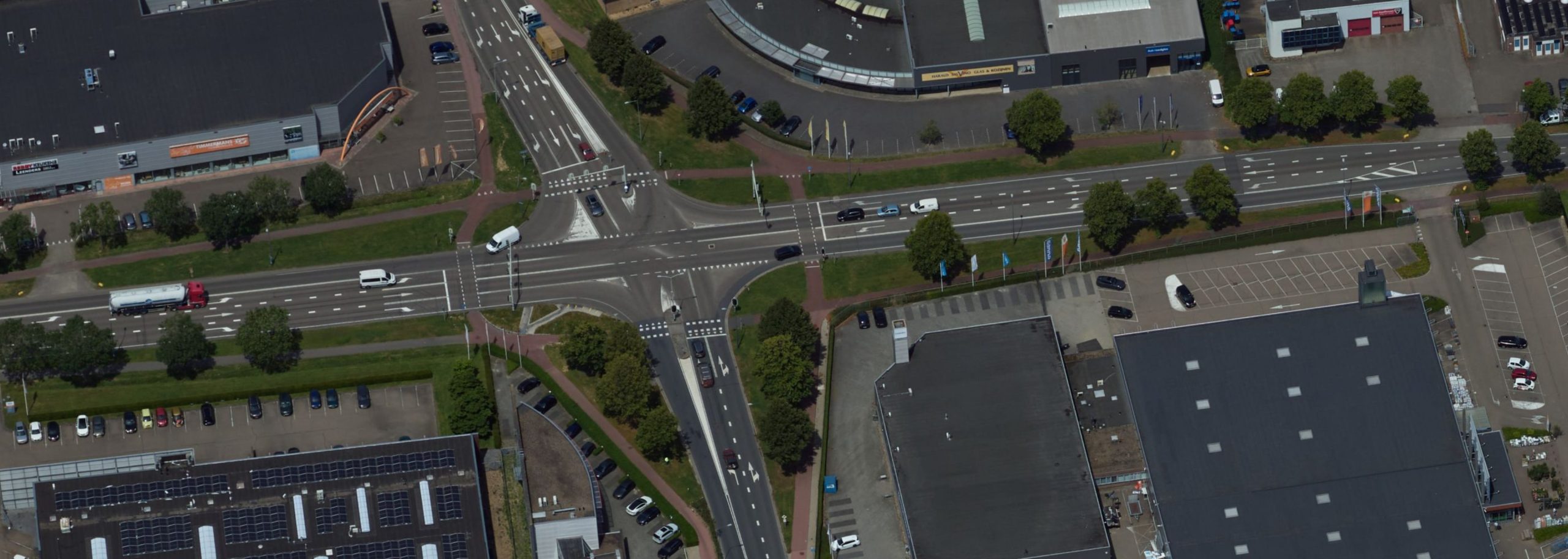 Kruispunt Dr Nolenslaan, Nusterweg in Sittard