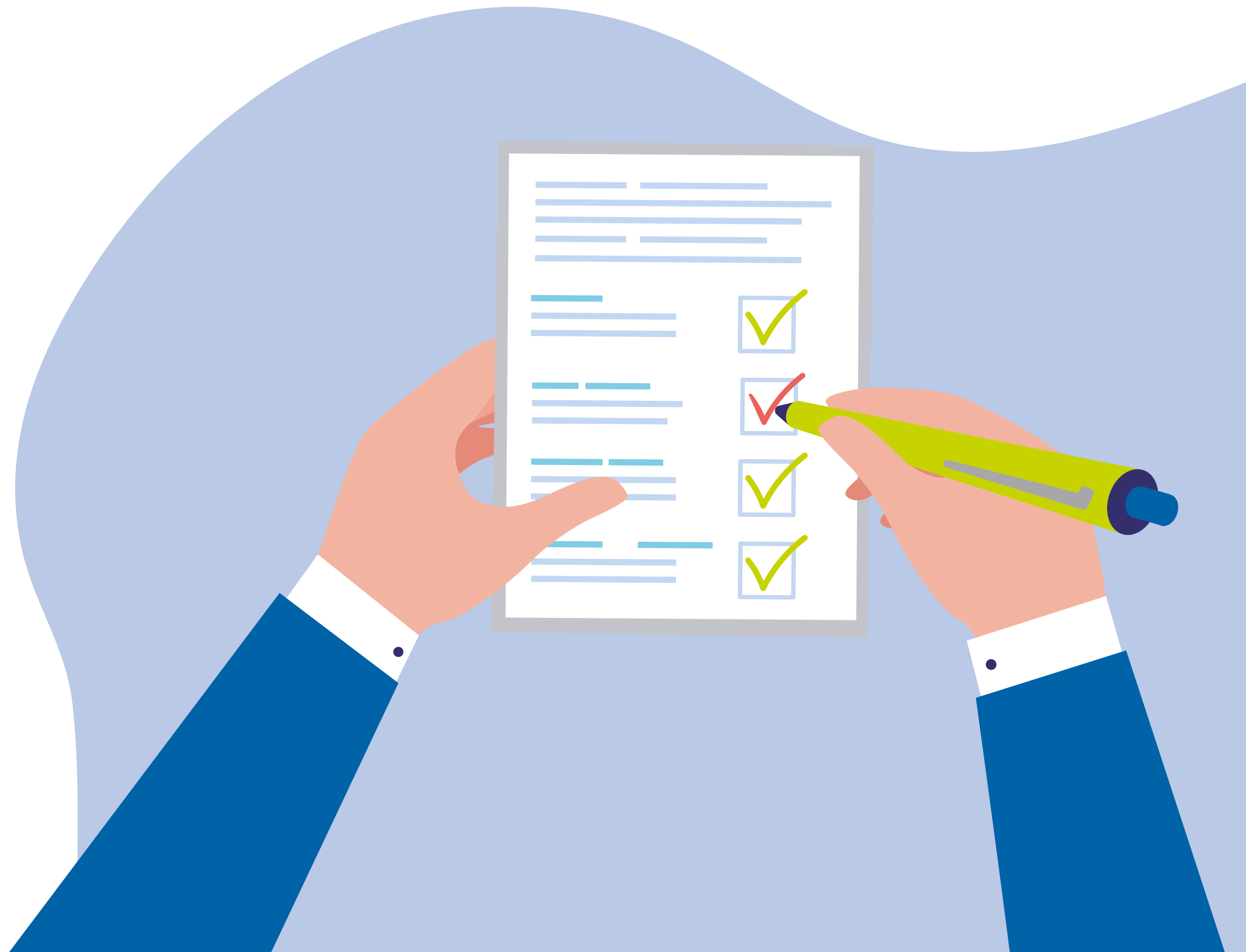 Illustratie checklist uit verordening wmo 2025