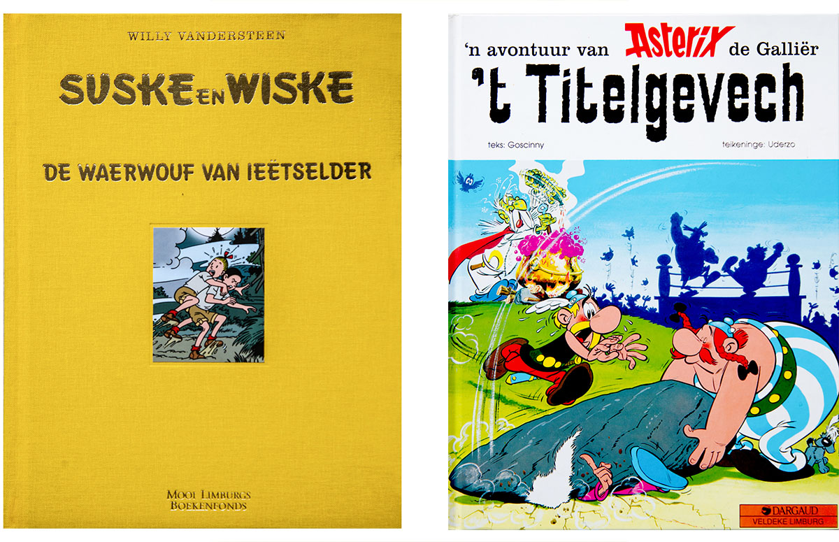 Kaften van Suske en Wiske - De wearwouf van Ieëtselder en Asterix _ 't Titelgevech